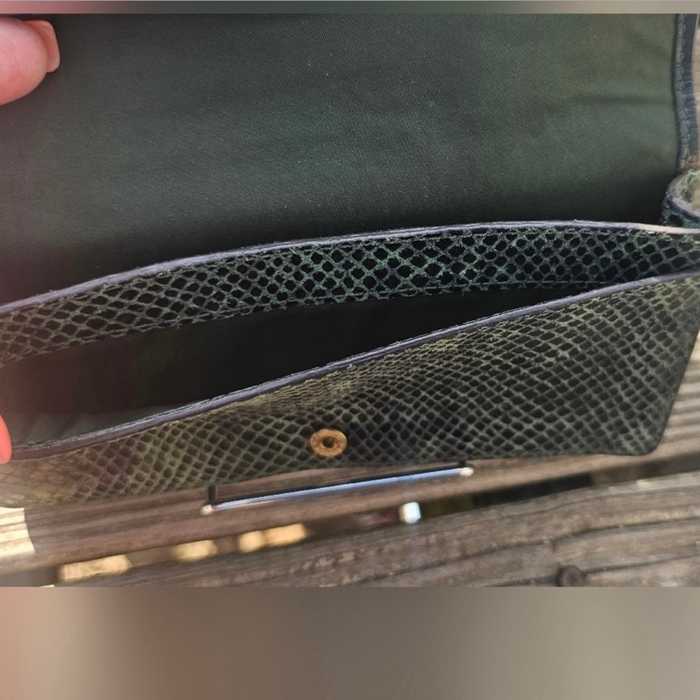 Euc Coach Python Wristlet/Wallet - image 3